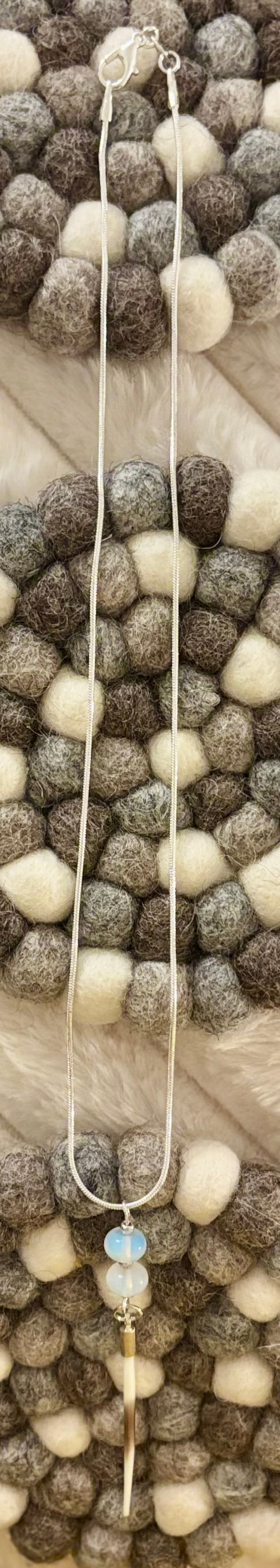 Opal and Quill Necklace