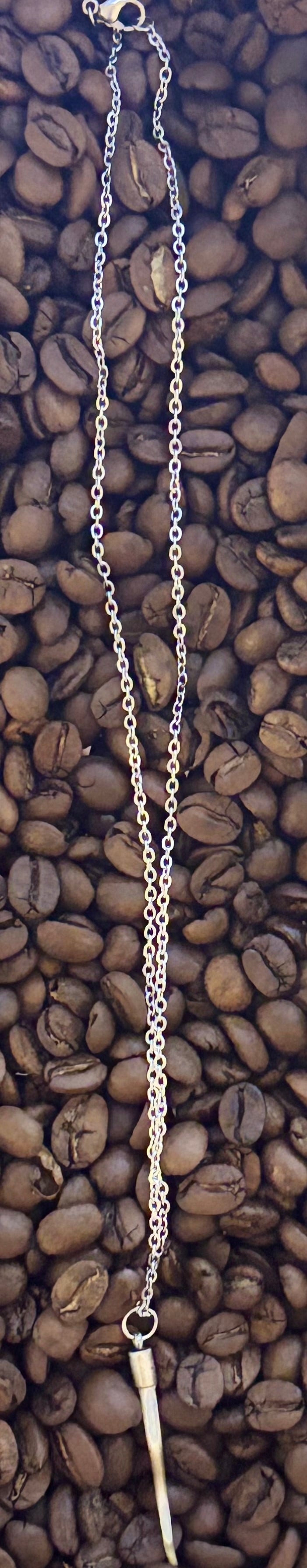 Wild Whisper Necklace - stainless steel chain