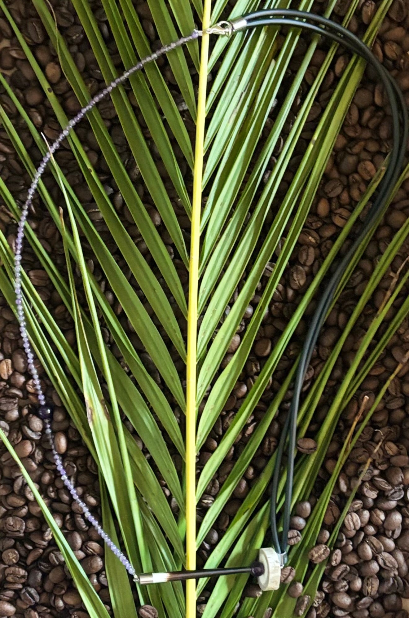 Antler and Stone Necklace