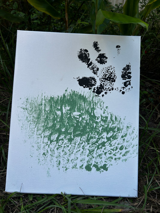 Big Mac Hand Print and Osteoderms