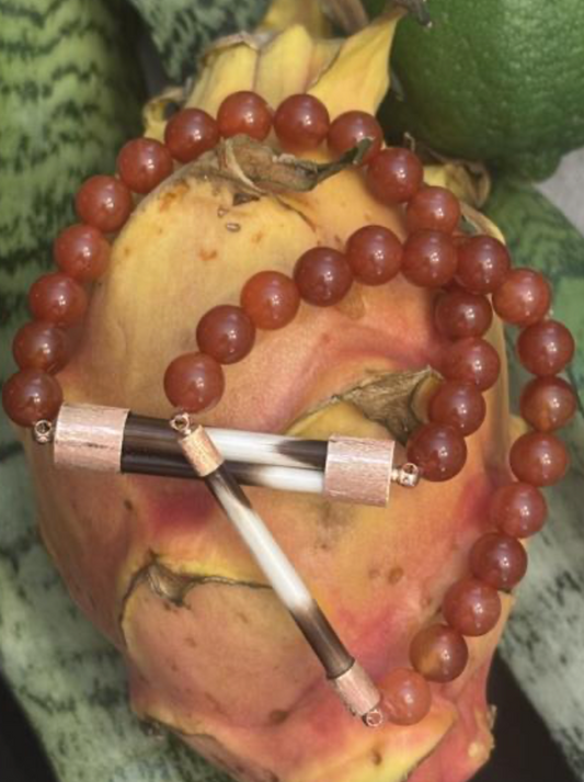 Red Agate Bracelet -Zen Koi Collection