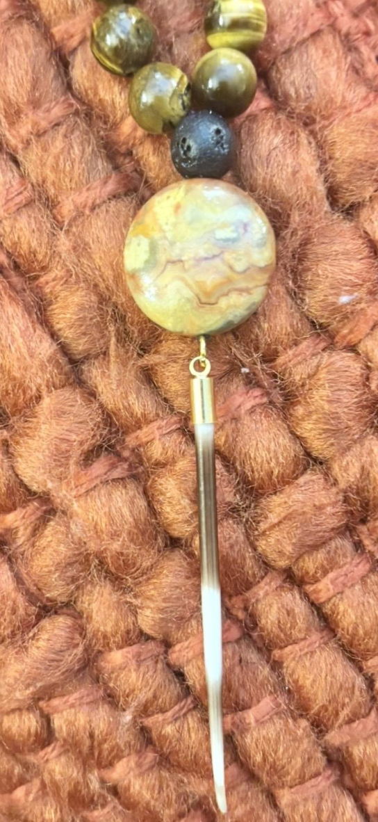 Earth and Ember Mala Necklace